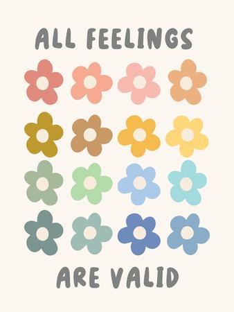 All Feelings are Valid - Giclee Print, 12x16