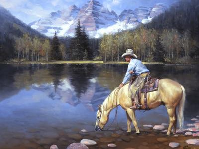 Colorado Cowboy - Wall Art Print, 16x12