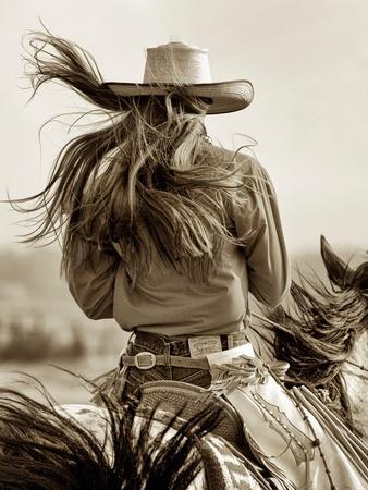 Cowgirl - Photographic Print, 12x16
