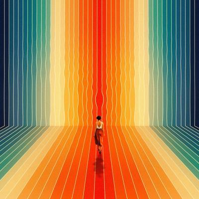 Here I Come - Giclee Print, 16x16