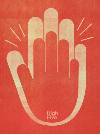 High Five - Giclee Print, 12x16 High Five - Giclee Print, 12x16