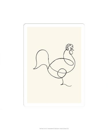 Le coq, c.1918 - Serigraph, 20x24 Le coq, c.1918 - Serigraph, 20x24