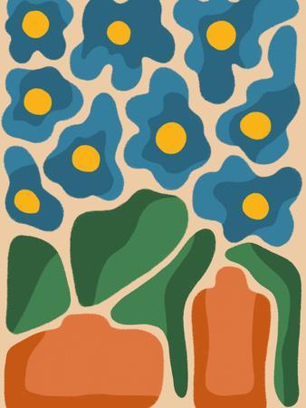 Retro Flower Print - Photographic Print, 12x16 Retro Flower Print - Photographic Print, 12x16