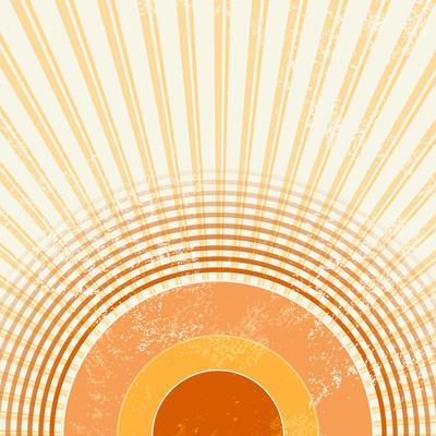 Retro Starburst - Photographic Print, 16x16