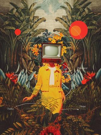 She Came from the Wilderness - Giclee Print, 12x16 She Came from the Wilderness - Giclee Print, 12x16