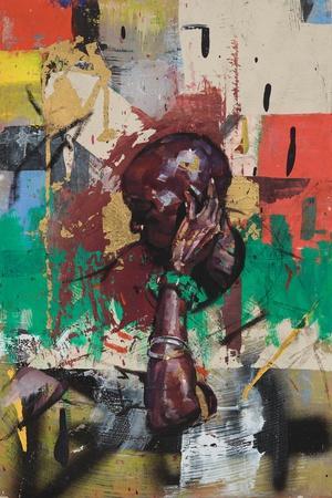 The ear is coming back (oil on canvas) - Giclee Print, 12x18