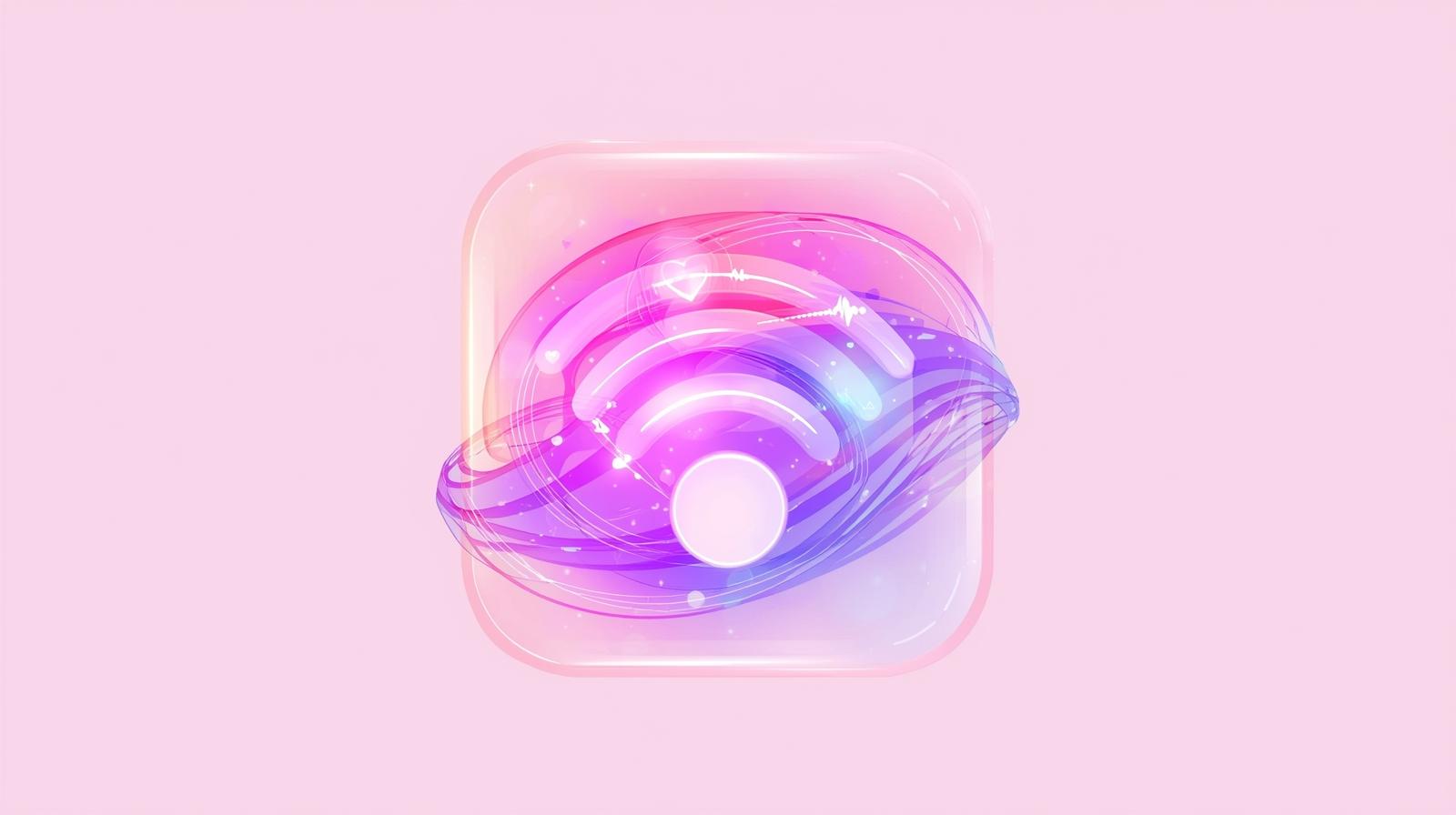 Love and WiFi transparent and animation