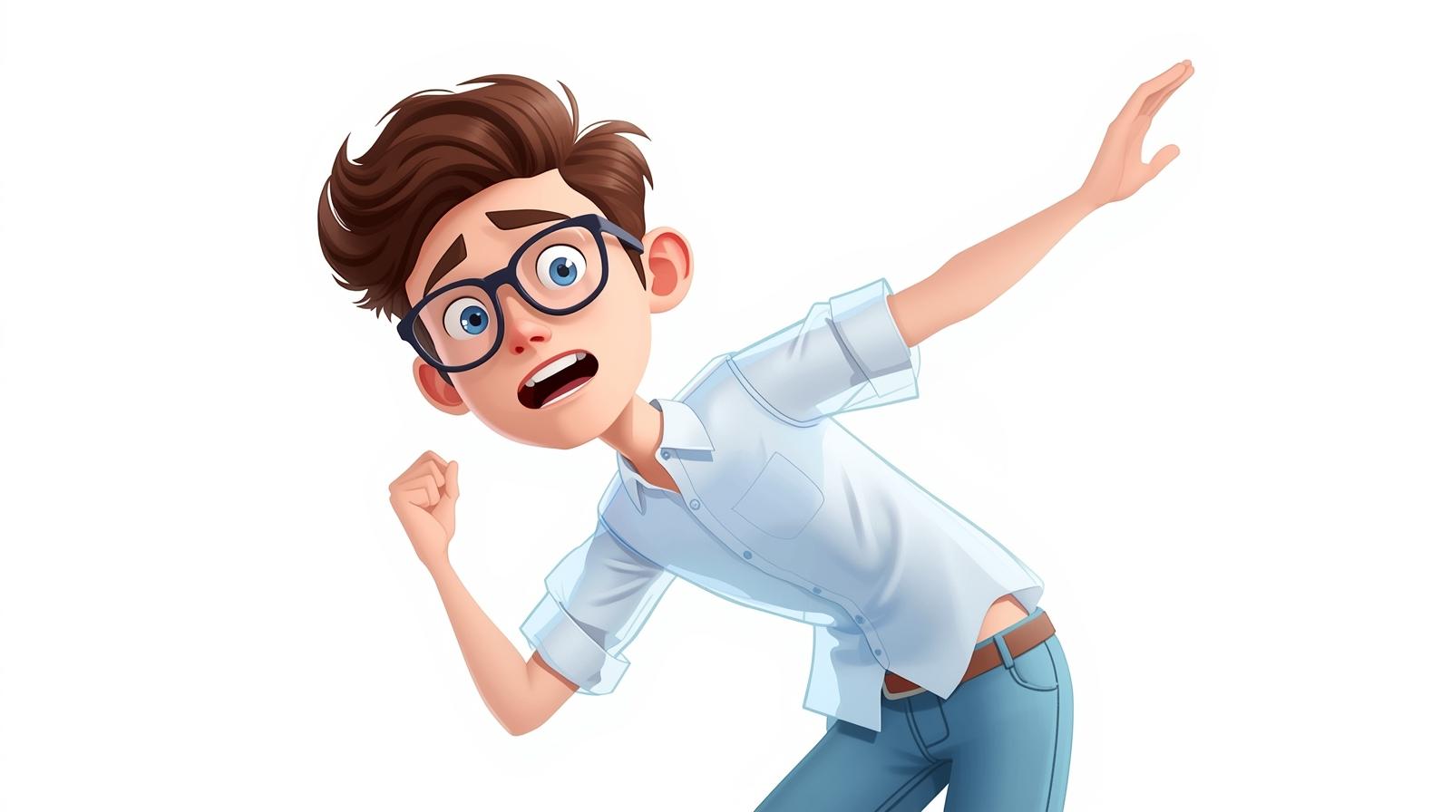 The Clever Student transparent and animation