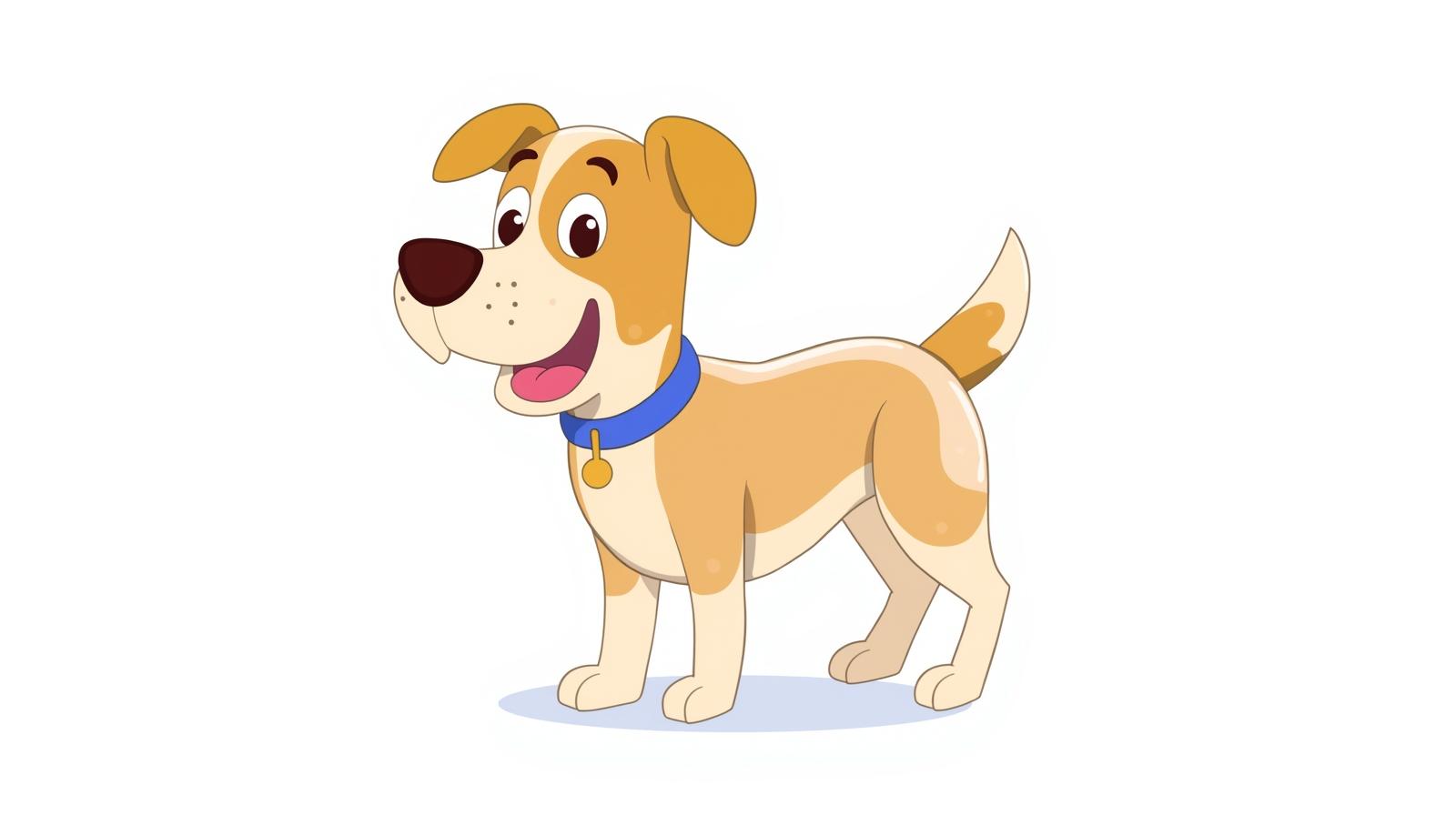 The Talking Dog transparent and animation