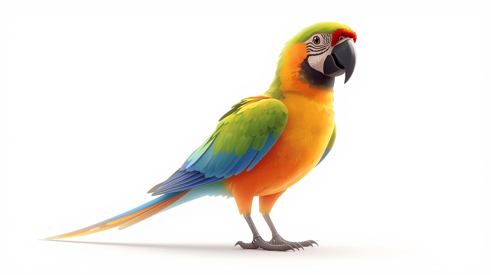 dir liya  Parrot transparent  animation (1)